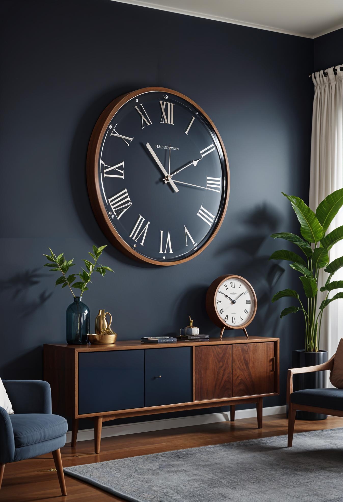 15 Best moody mid -century modern living room ideas 16 4. Sleep midnight blue living room-2