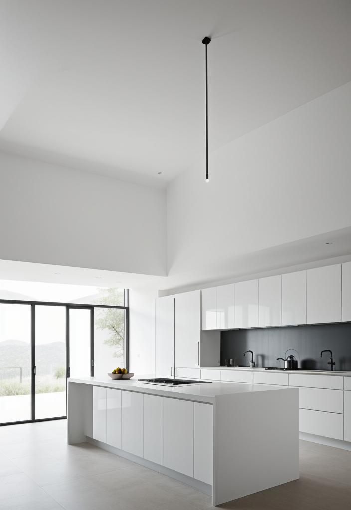 26 Genius Kitchen Island Ideen: Stil und Funktionalität 14 6. Schlafen minimalistische Insel Design-0