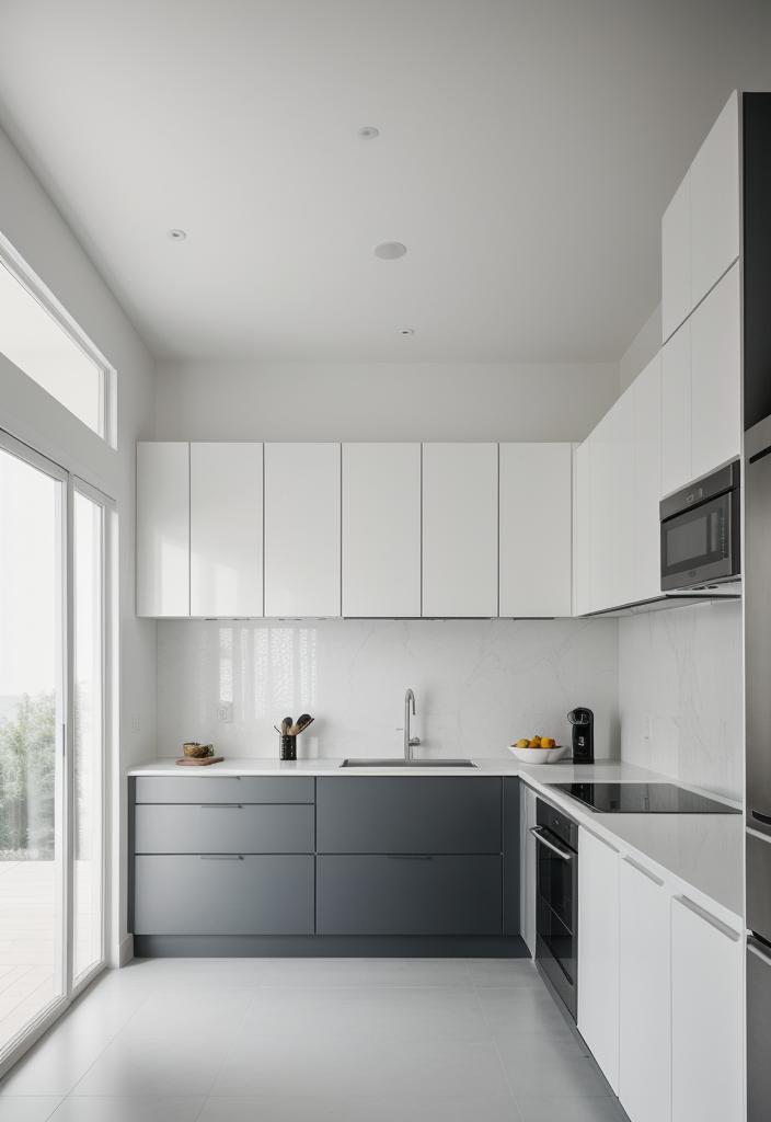 39 Cutting-Edge Modern Kitchen Design Ideas: Contemporary Style 7 5. Sleek Minimalist Kitchen Designs-0