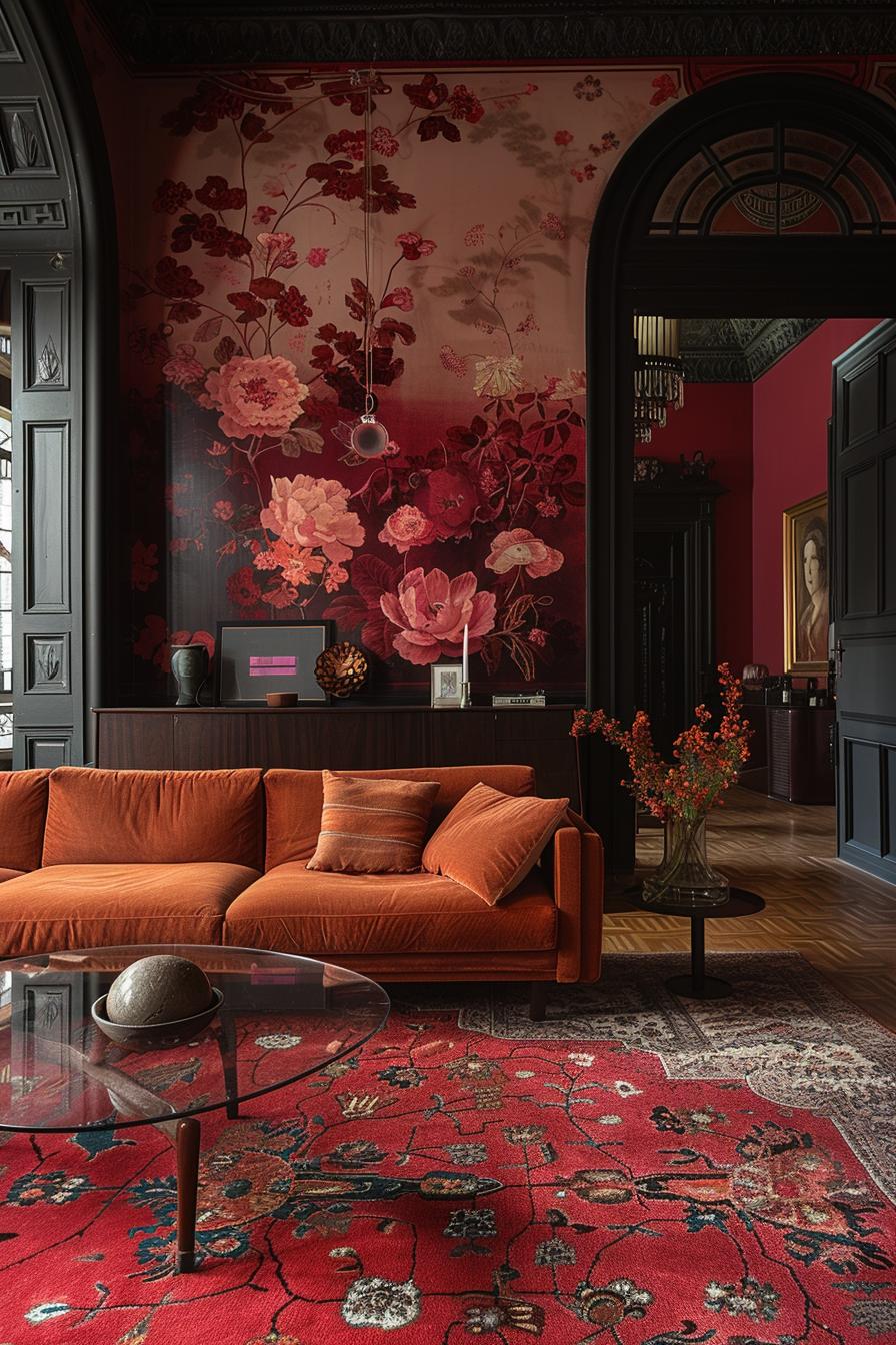 15 Best moody mid -century modern living room ideas 35 11. Slim retro living room design-1