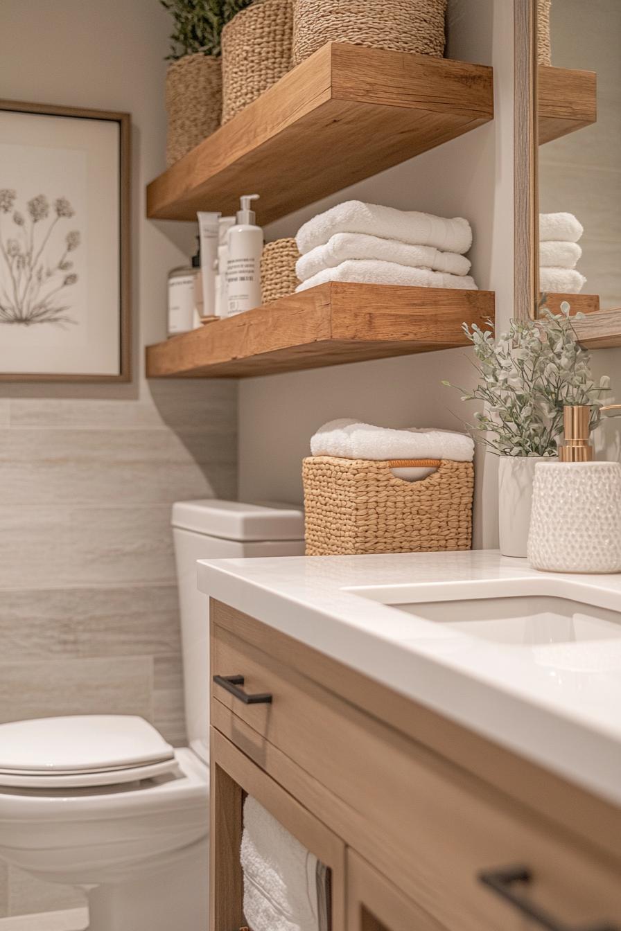 25 Genius tiny bathroom ideas for your makeover 65 24. Slim warehouse solutions for bathroom-1