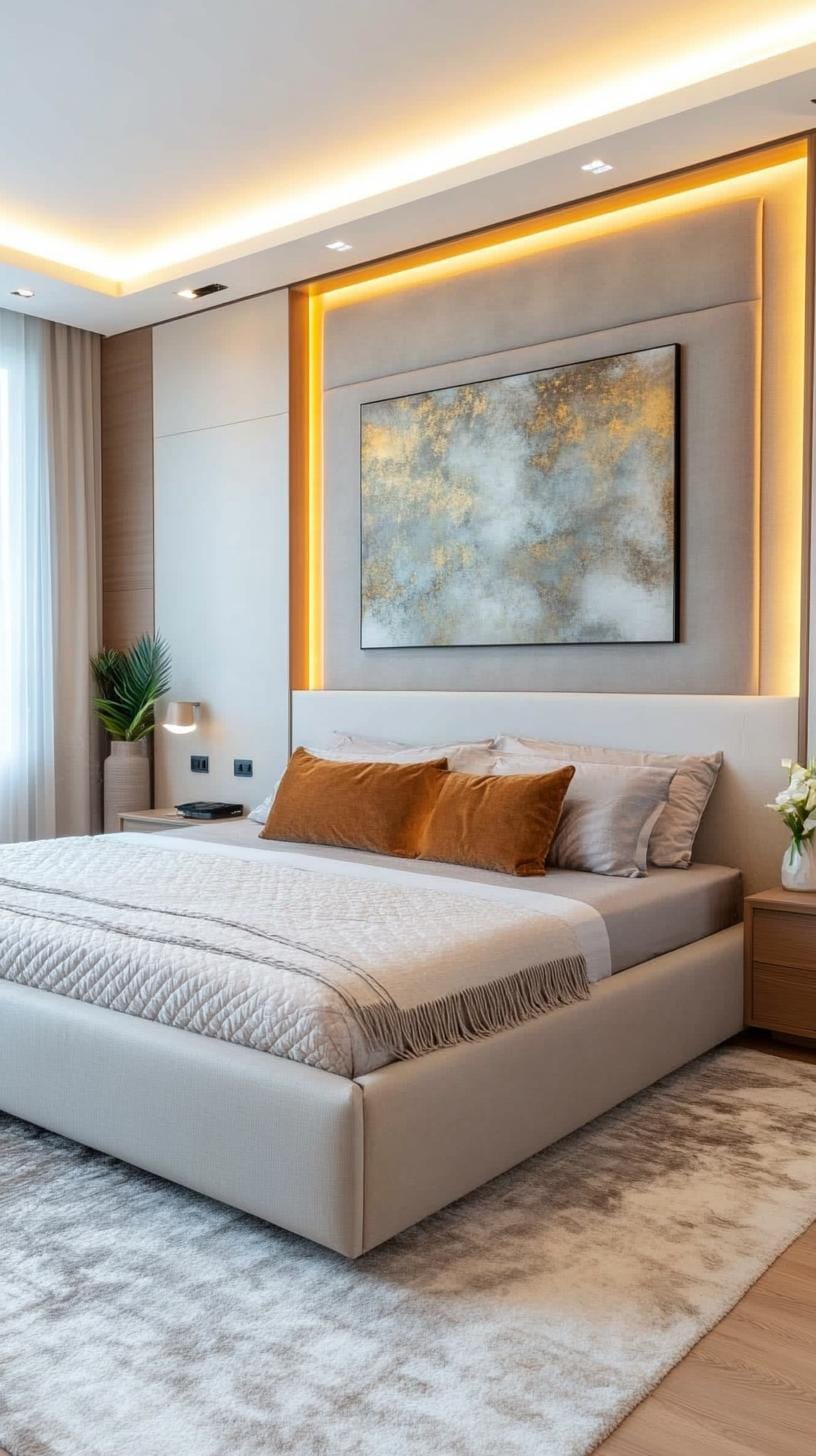 20 new minimalist bedroom ideas to inspire your 2025 refreshment 36 11. Slim technology: Integrate smart home devices into an inconspicuous, minimalist design-0
