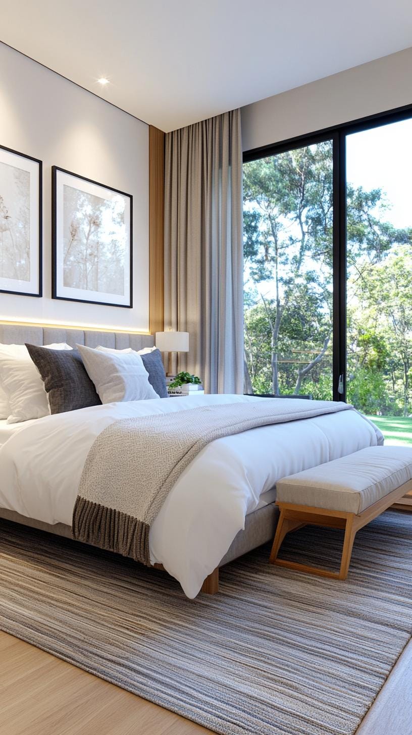 20 new minimalist bedroom ideas to inspire your 2025 refreshment 39 39 11. Slim technology: Integrate smart home devices into an inconspicuous, minimalist design-3