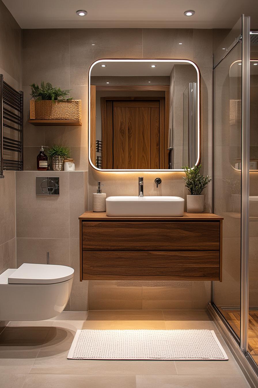 25 Genius tiny bathroom ideas for your makeover 12 4. Slim wall solution solution-0