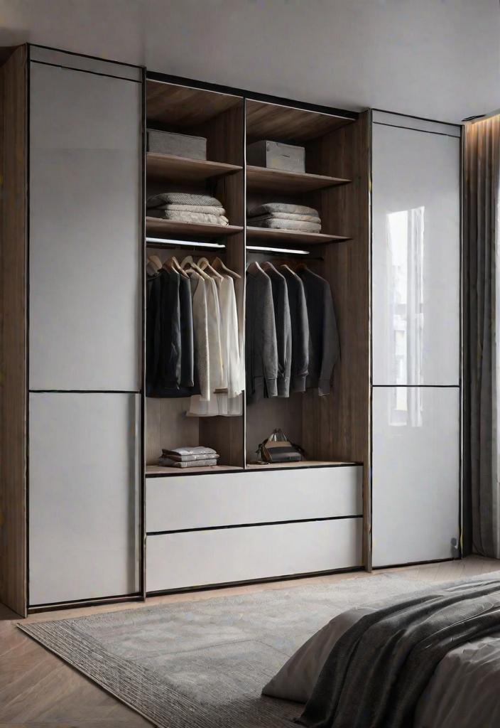 25 enchanting main bedroom decorative ideas for 2024 11 11 7. Slim built-in wardrobe-0