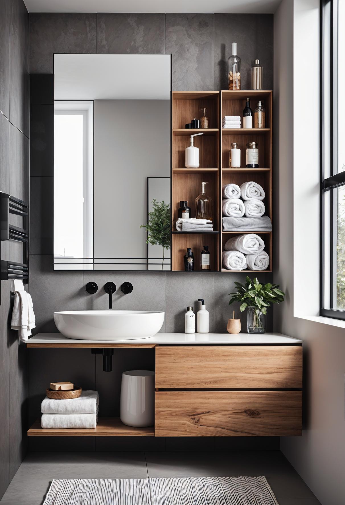 29 Breathtaking Bathroom Decor Ideas to Revamp Your Space 28 11. Smart Bathroom Storage Solutions-1