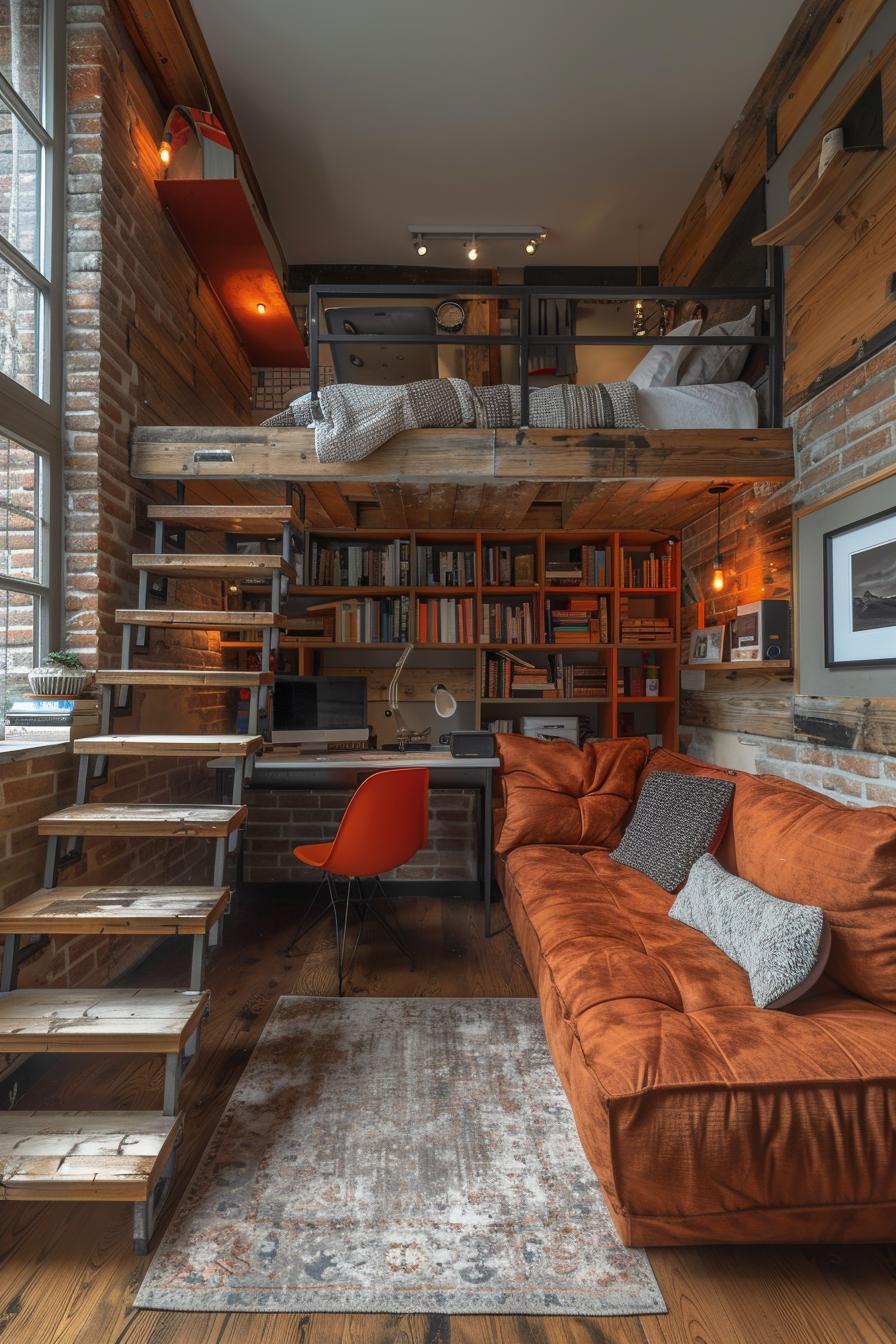 19 trendy college dormitory ideas (new) 10 3 .. smart lofted bed with study nook-1