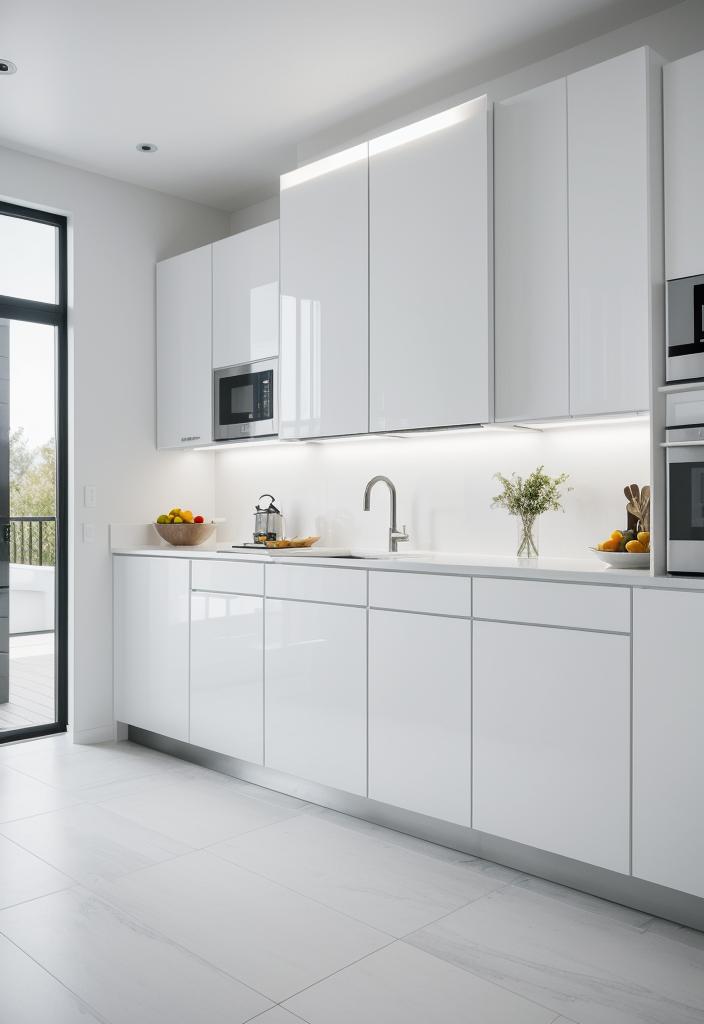 27 atemberaubende weiße Küchenschränke: Ideen, um Ihren Raum mit zeitloser Eleganz zu erhellen 30 24. Smart White Kitchen Design-0