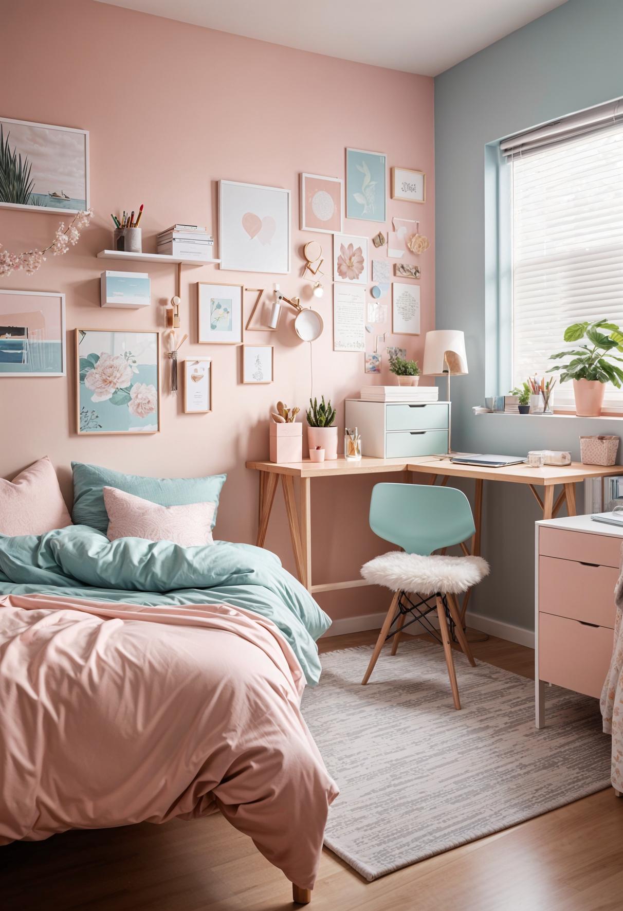 19 trendy college dormitory ideas (new) 49 19. Soft pastel dormitory decor ideas-1