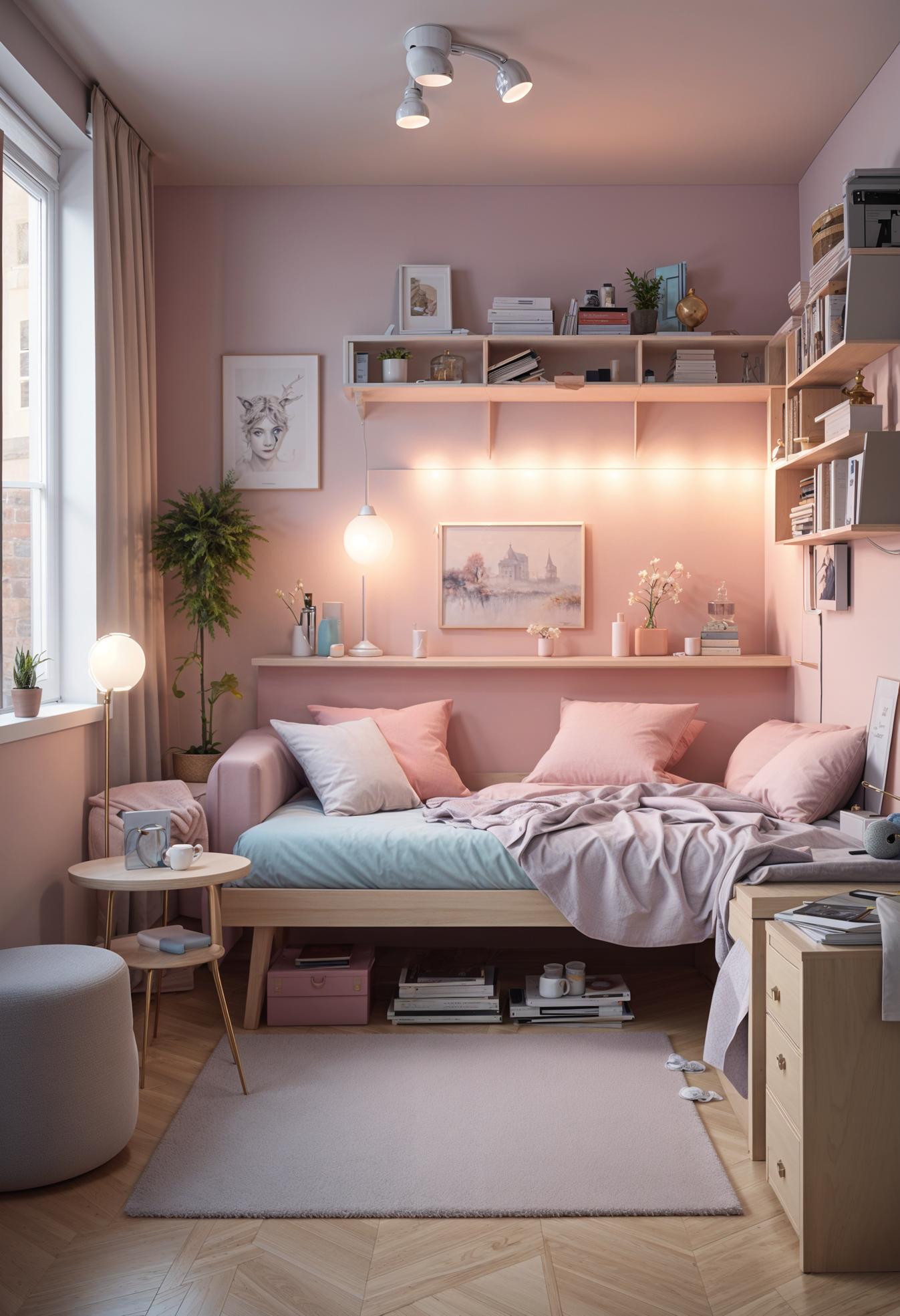 19 trendy college dormitory ideas (new) 50 19. Soft pastel dormitory decor ideas-2