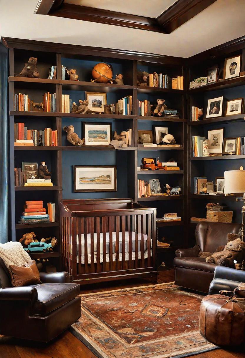 28 Charming Baby Boy Nursery Ideas: Creative Themes and Decor for Your Little Man 25 22. Sophisticated Nursery Decor Ideas-0