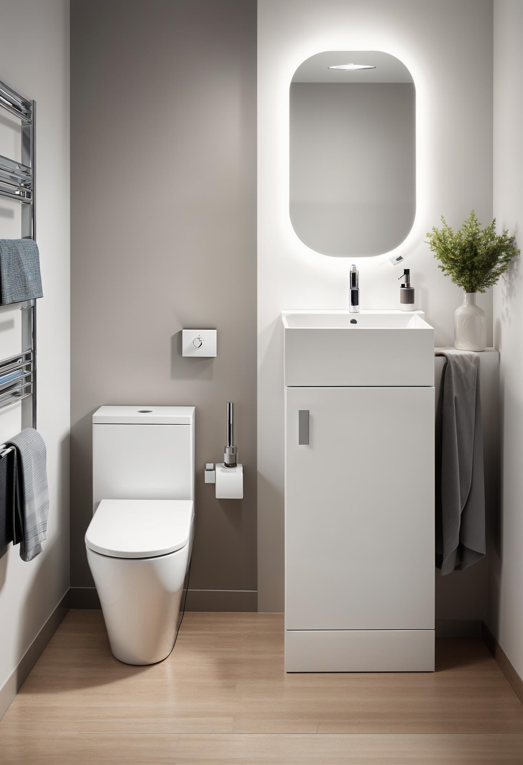 19 Genius Small Bathroom Ideas: Space Saving Hacks 30 17th room -saving bathroom solution 1