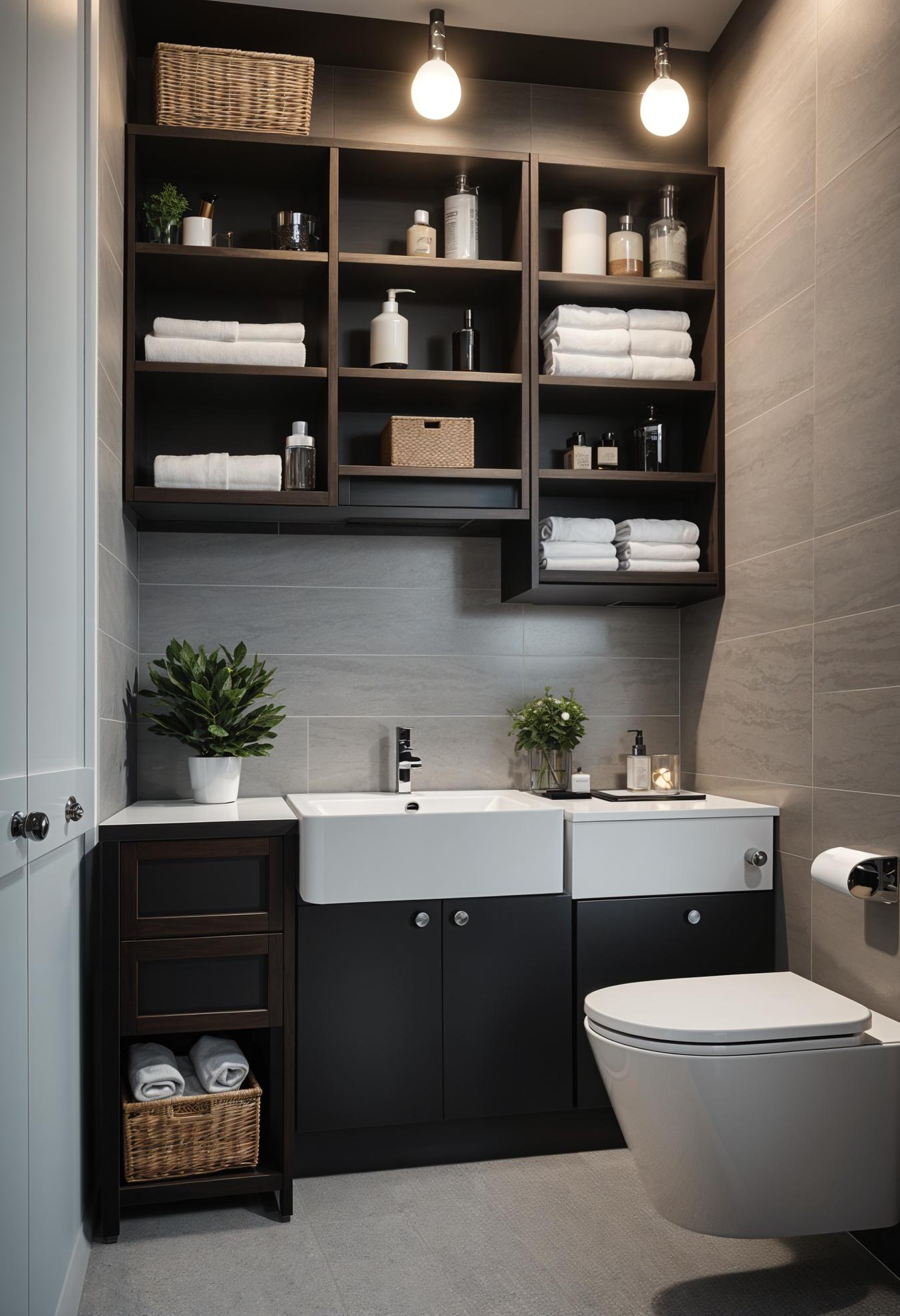 19 Genius Small Bathroom Ideas: Space -saving hacks 6 3 .. Saving space-saving bathroom storage solutions-1