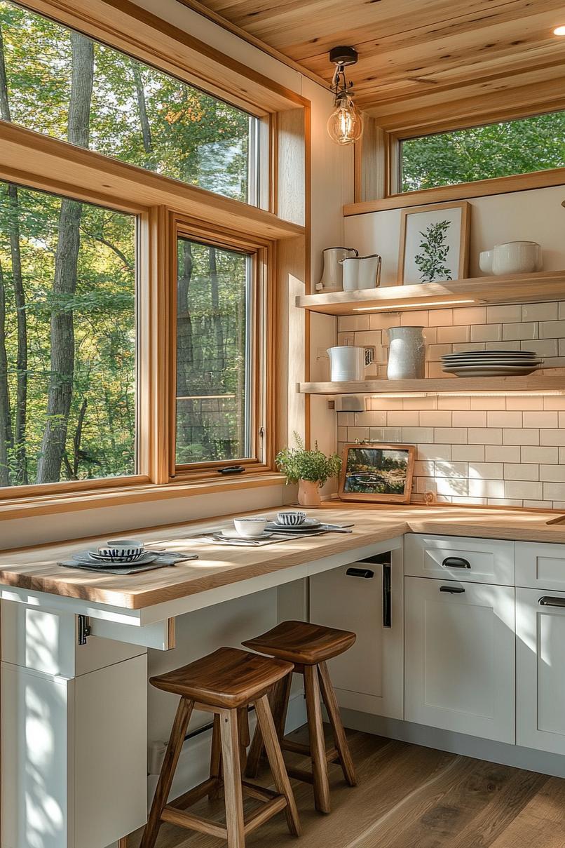 20 Genius tiny kitchen ideas for small apartments 30 10. Space-saving dining solutions-0