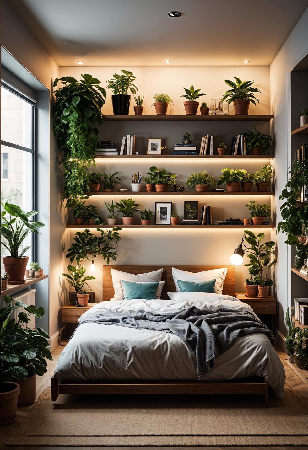 15 clever tiny bedroom ideas you have to see 38 15th room-saving floating shelves Ideas-0