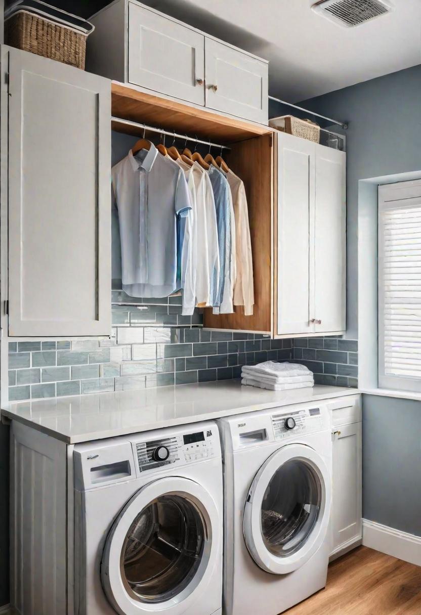 19 room-saving small washroom ideas: functional and stylish 24 18. Space-saving hanging rod solution-0