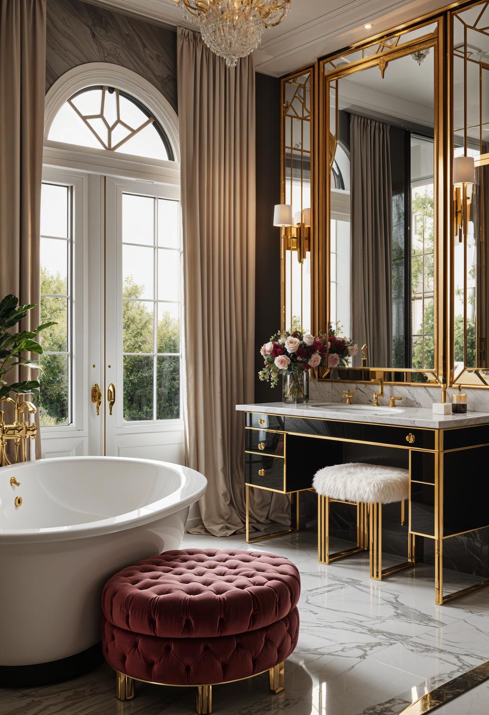 29 Breathtaking Bathroom Decor Ideas to Revamp Your Space 50 21. Star-Studded Bathroom Luxe-1