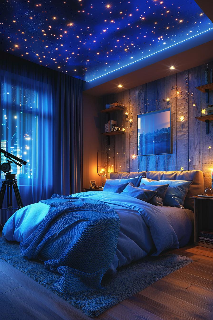 21 super sweet bedroom ideas for teenage girls 50 20. Starry Sky Teen Retreat-0