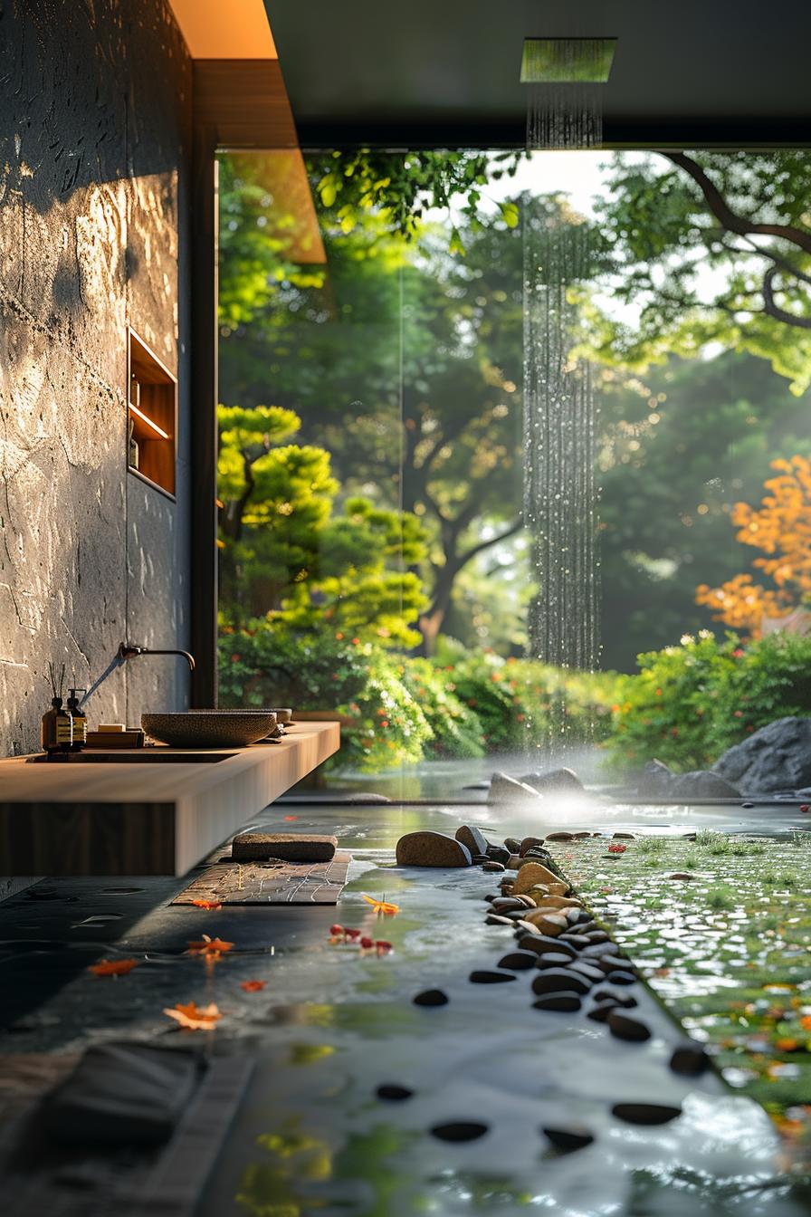 23 dream baths to inspire your creative genius 6 3. Stone oasis with garden view 1