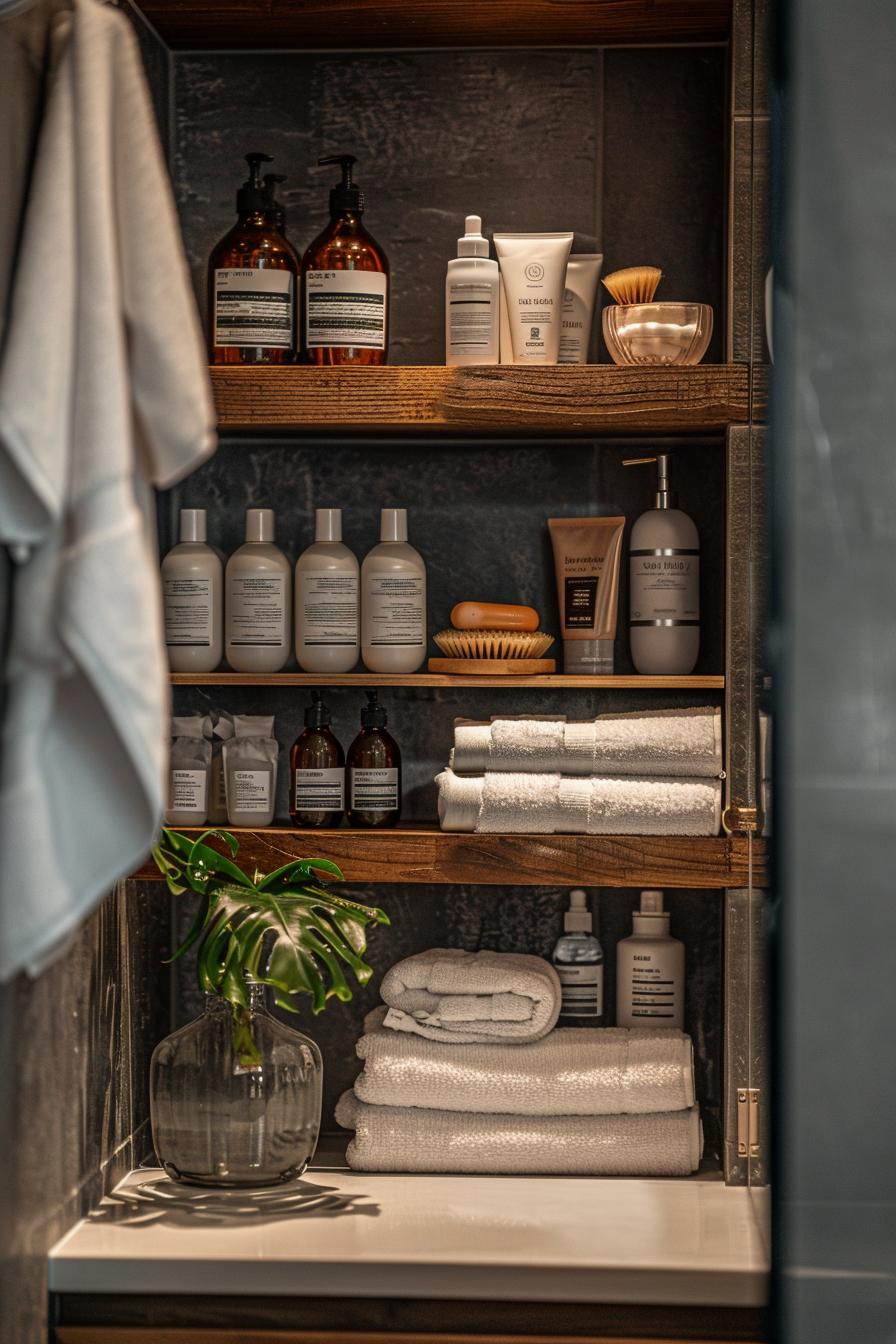 15 genius small bathroom solutions that you have to see! 22 13. Stunder-called shelf storage solutions-0