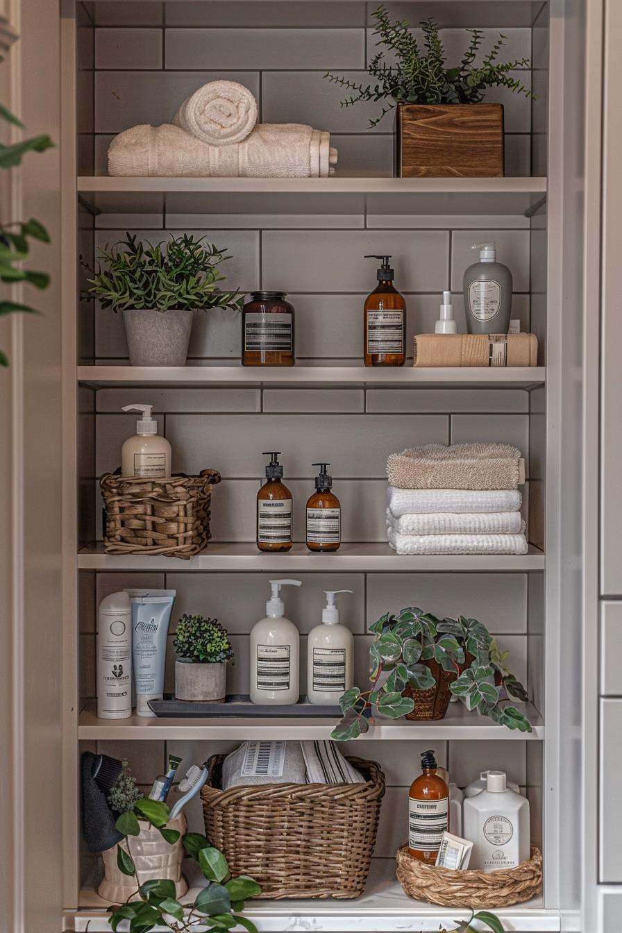 15 genius small bathroom solutions that you have to see! 23 13. Stollen-called shelf storage solutions-1