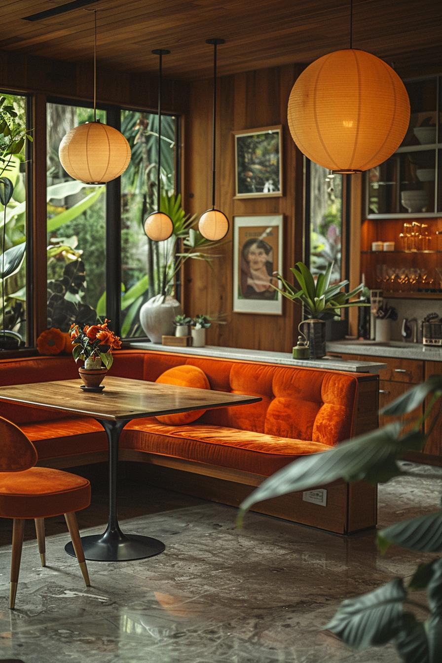 15 unique in the middle of the century modern kitchen ideas 24 8. Stylish built-in breakfastnook-0