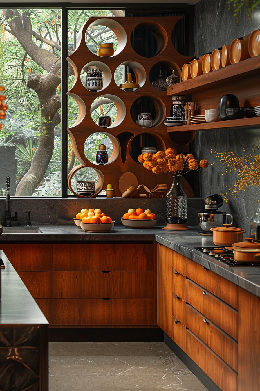 15 unique in the middle of the century modern kitchen ideas 18 5. Stylish geometric dishes Displays-2