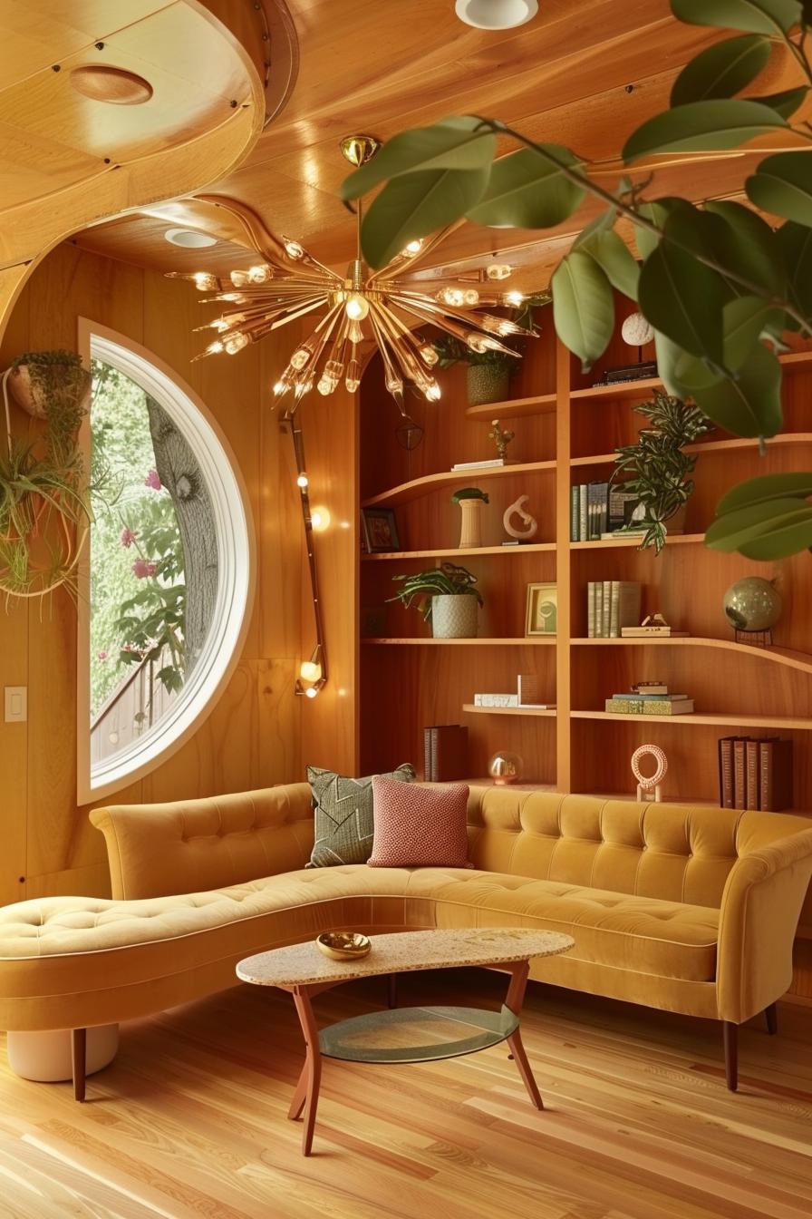 21 Cozy middle of the century modern living room ideas 16 5. Stylish mid century Living Arrangement-1