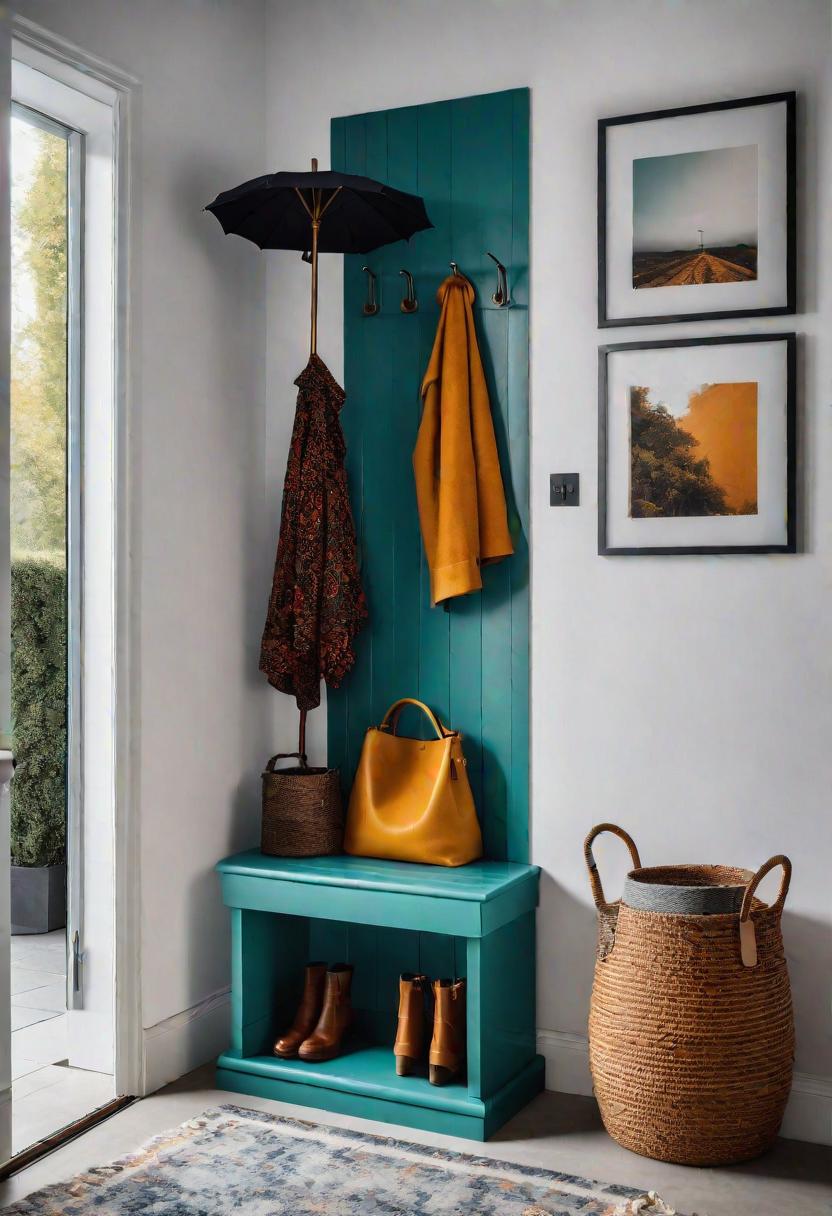 39 Chic Small Entrance Hall Ideas: Creative Solutions for Welcoming Spaces 16 13. Stylish Umbrella Stand Solutions-0
