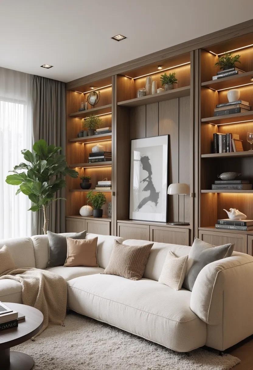20 breathtaking living room wall decor ideas 30 8. Stylish Wall Regal Decor Ideas-2