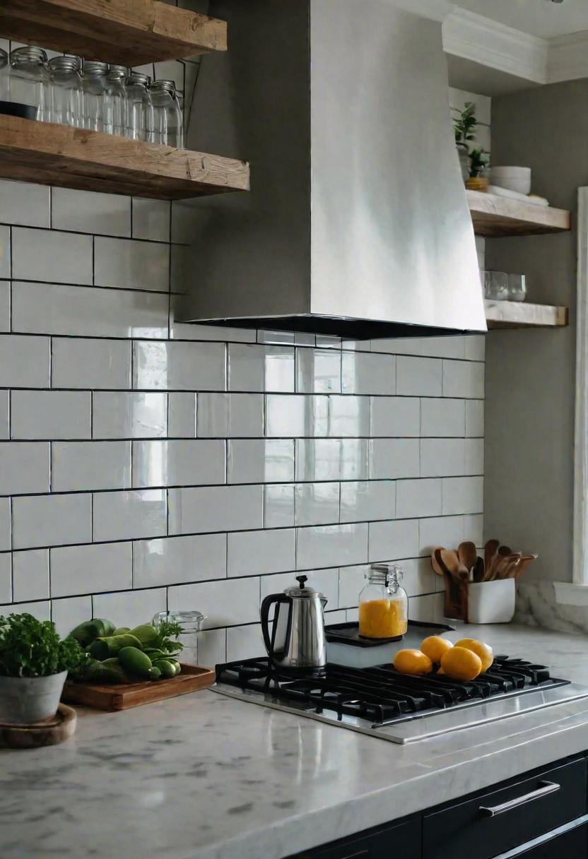 33 Modern Farmhouse Kitchen Ideas: Blending Rustic Charm with Contemporary Design 18 14. Subway Tile Kitchen Backsplash Guide-0