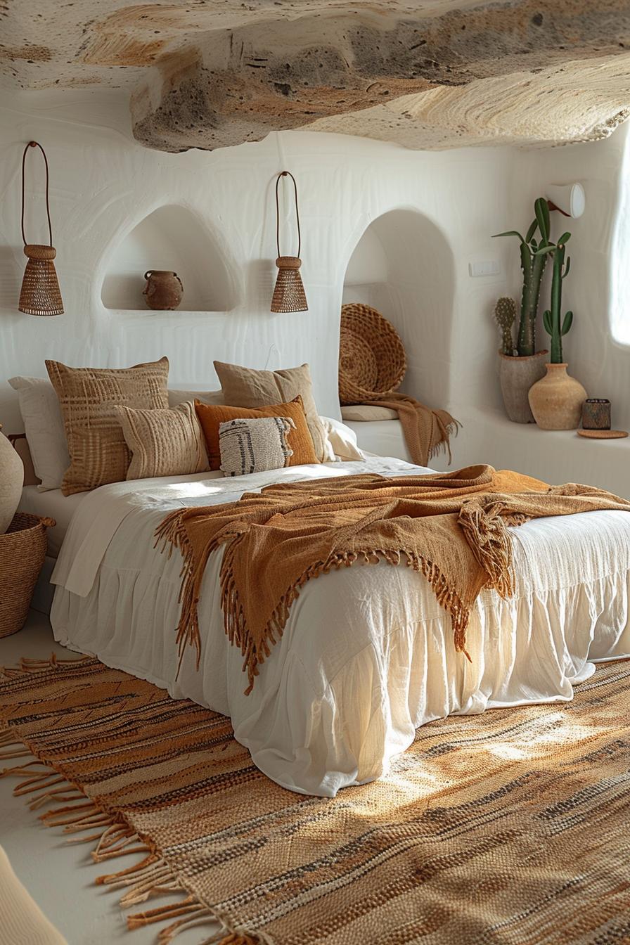 19 Best earthy modern bedroom ideas for a cozy retreat 7 2. Sonnenkummte desert bedroom trends-0