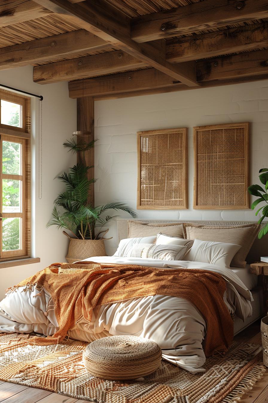 19 Best earthy modern bedroom ideas for a cozy retreat 8 2. Sun-chain desert bedroom trends-1