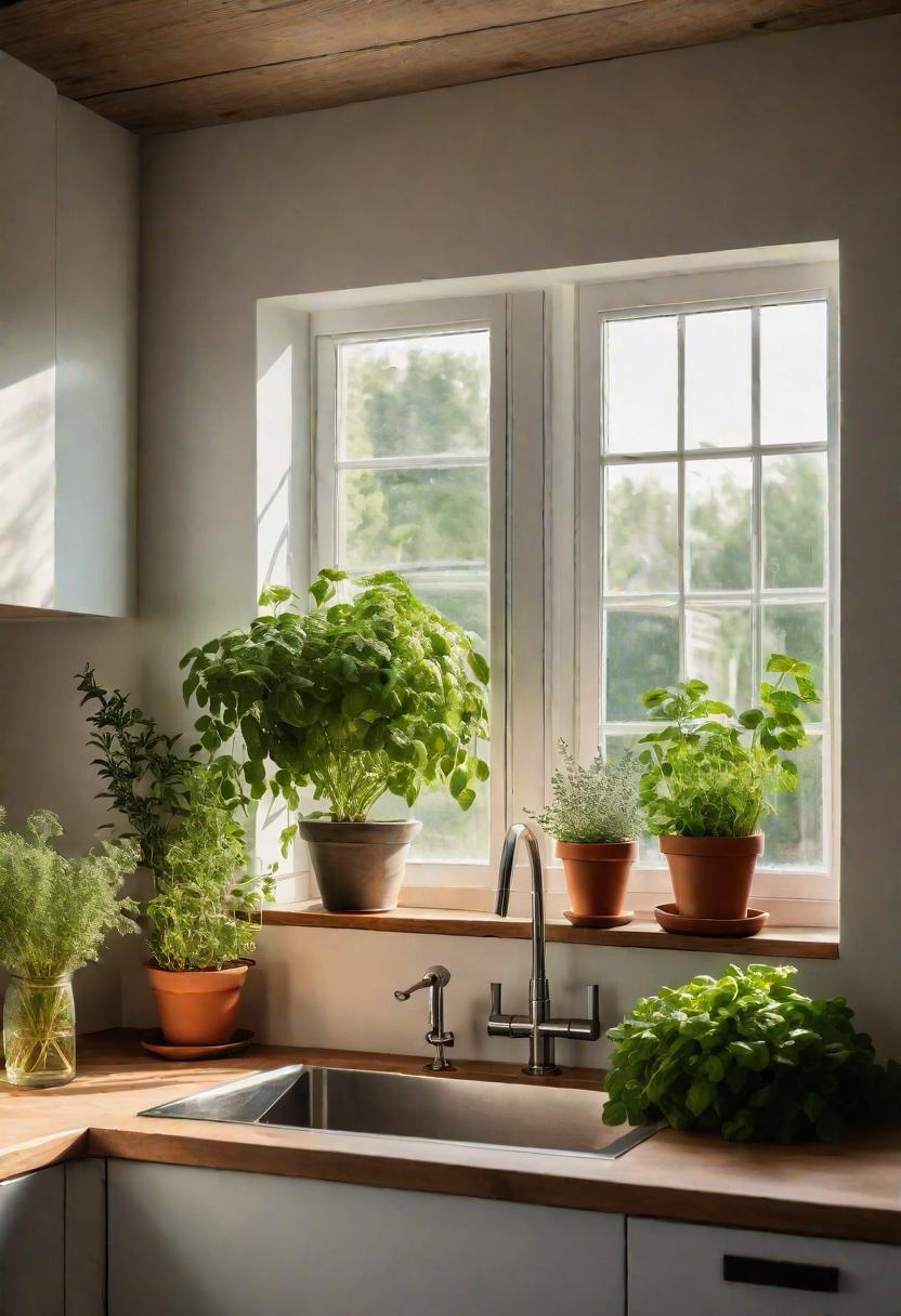 43 Inspiring Kitchen Decor Ideas: Stylish and Functional Accents 3 1. Sunlit Herb Garden Decor Ideas-0