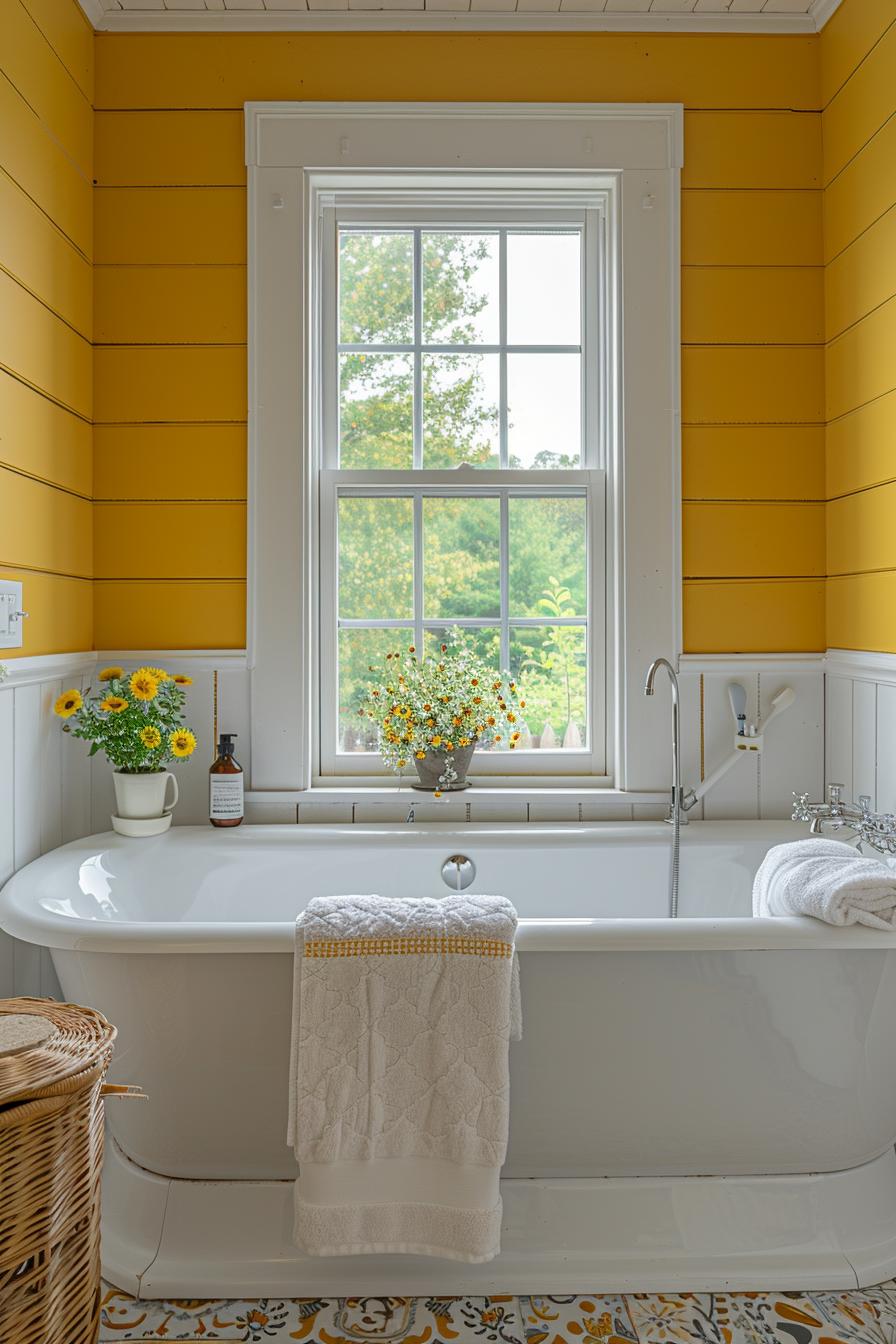 20 aesthetic bathroom designs for your home processing 34 19. Sunny farmhouse bathroom inspiration-0