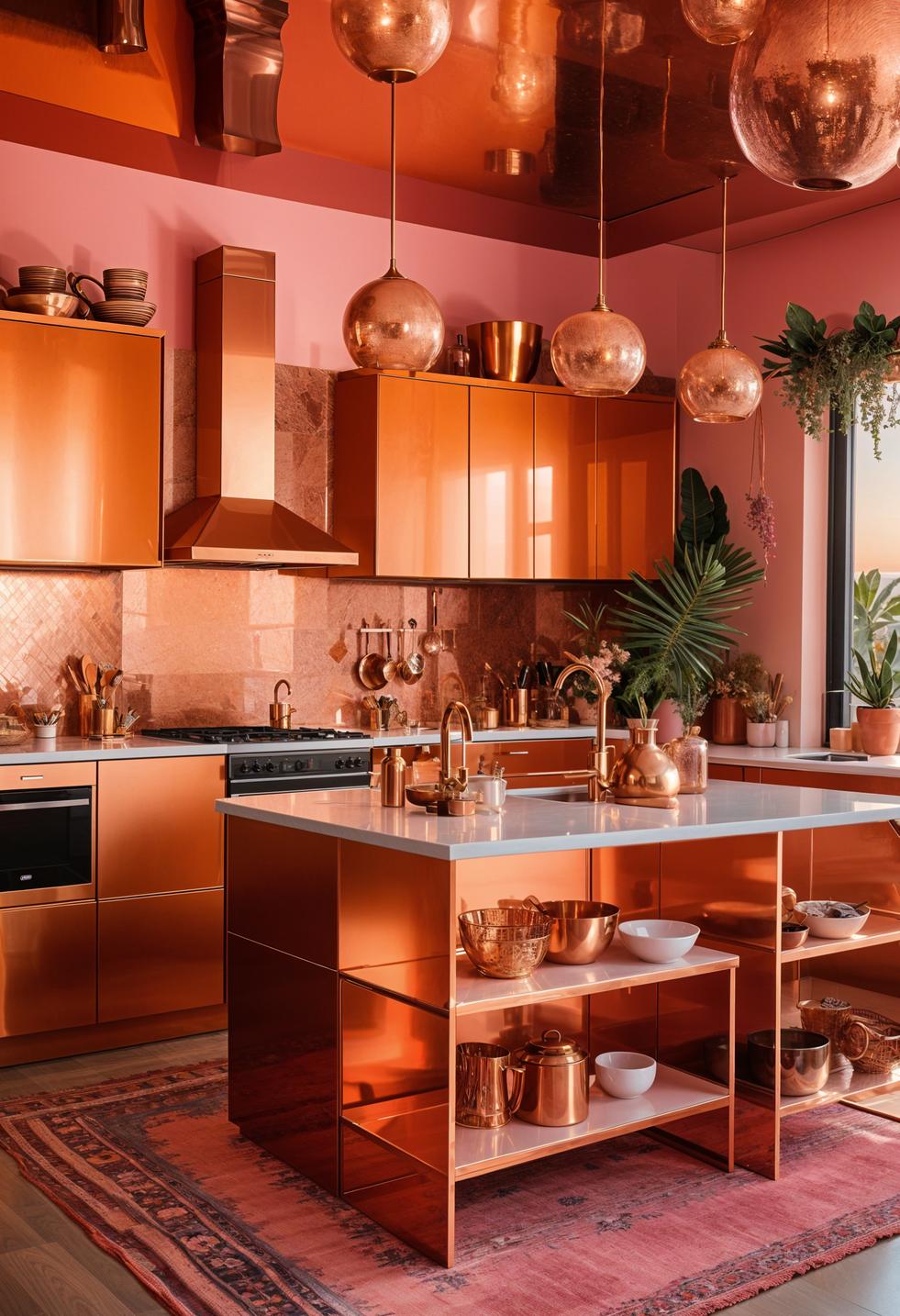 27 Stunning Boho Kitchen Designs That Will Inspire You 24 16. Sunset Soirée Boho Kitchen-0