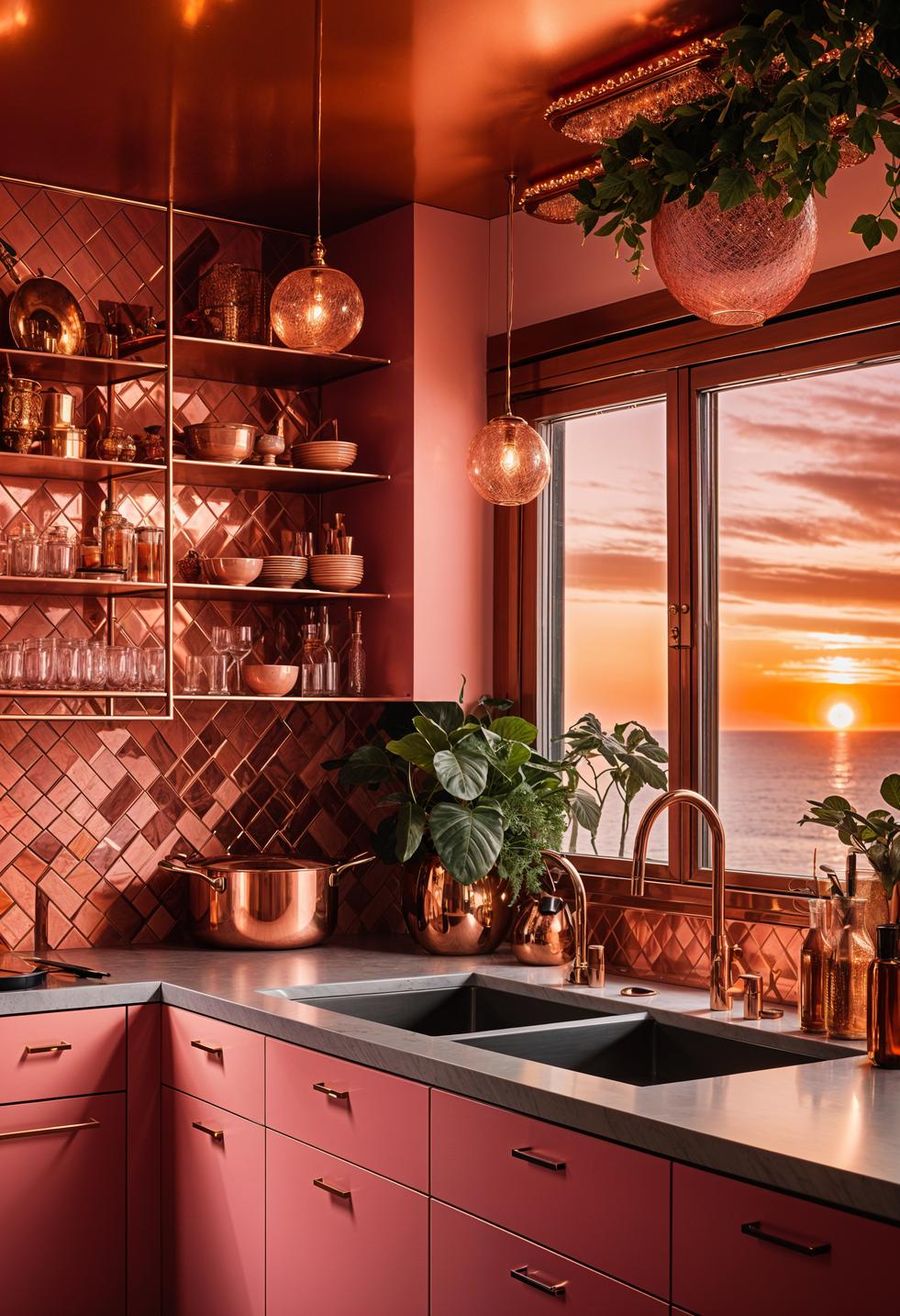 27 Stunning Boho Kitchen Designs That Will Inspire You 25 16. Sunset Soirée Boho Kitchen-1