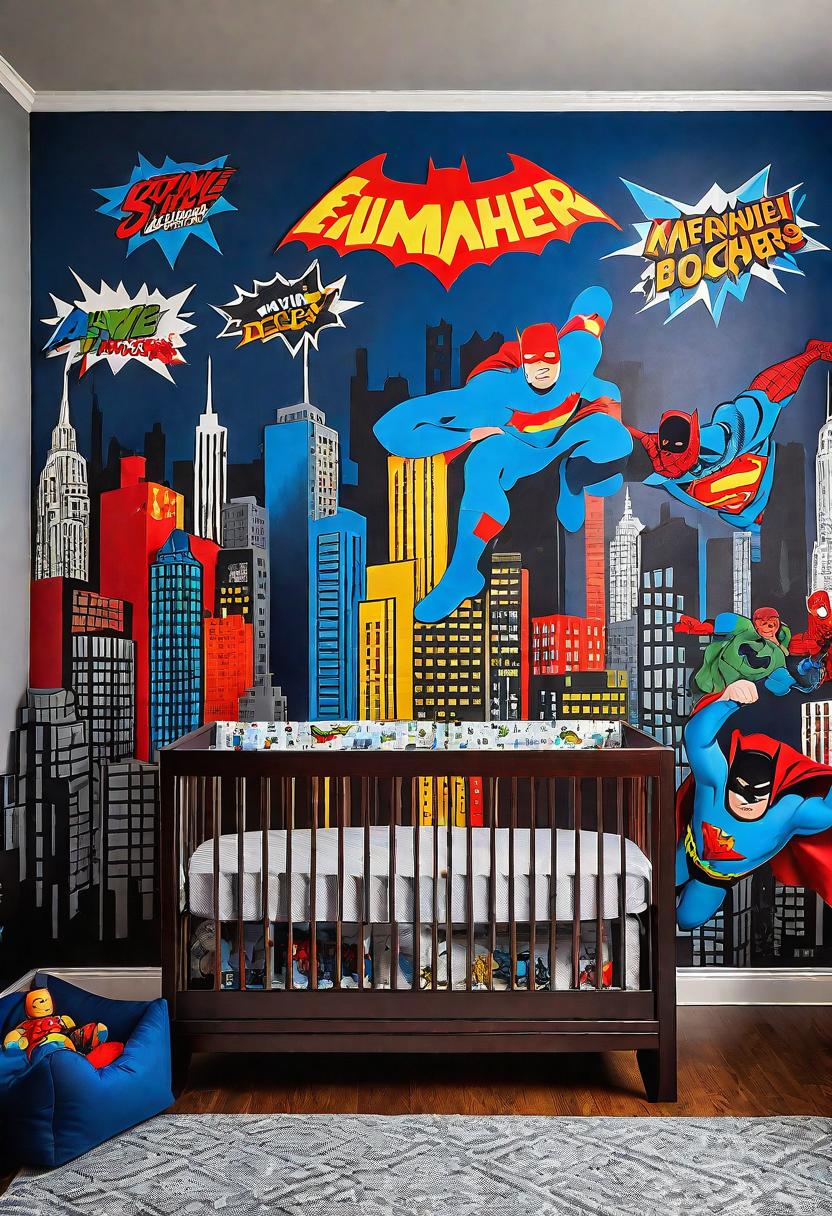 28 Charming Baby Boy Nursery Ideas: Creative Themes and Decor for Your Little Man 18 16. Superhero Nursery Design-0