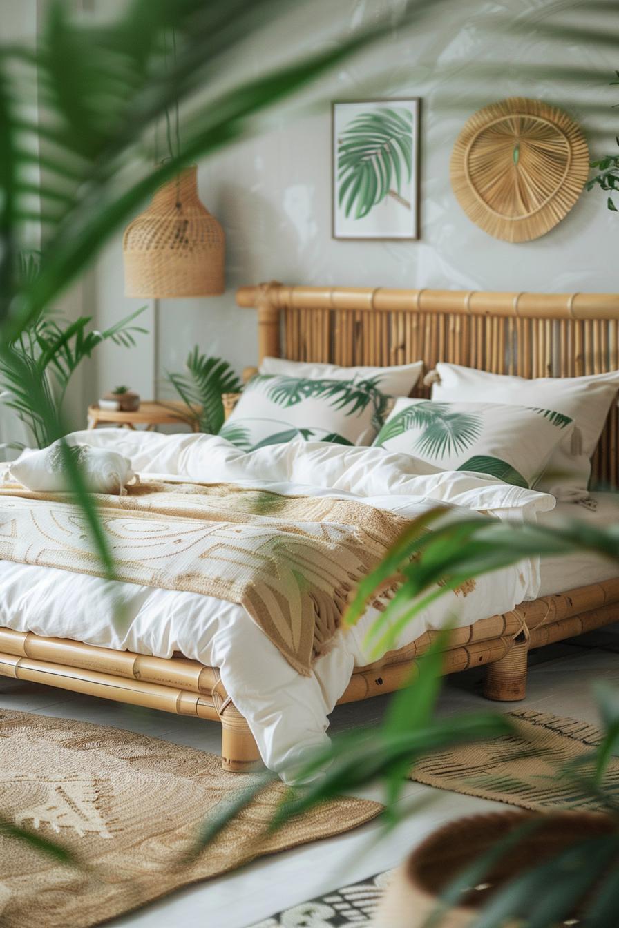 29 wunderschöne neutrale Boho -Schlafzimmer: verträumte und entspannende Räume 47 22. nachhaltiges Boho Schlafzimmer Design-0