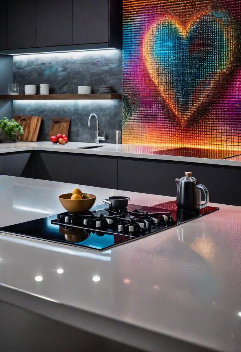39 Cutting-Edge Modern Kitchen Design Ideas: Contemporary Style 49 38. Tech Backsplash for Kitchen-0