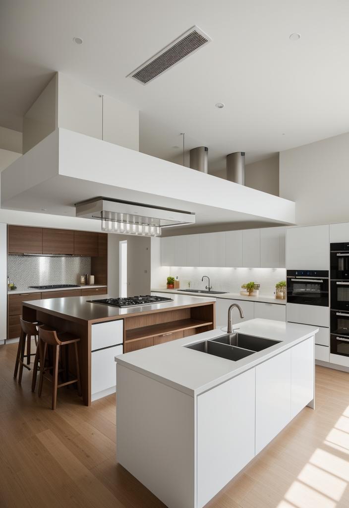 26 Genius Kitchen Island Ideen: Stil und Funktionalität 33 20. Tech-versierte Insel für Rezepte-0