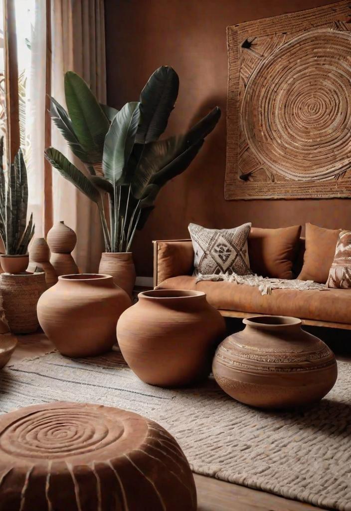21 Inspirational Boho Living Room Ideas for 2024 18 15. Terracotta decoracier-0