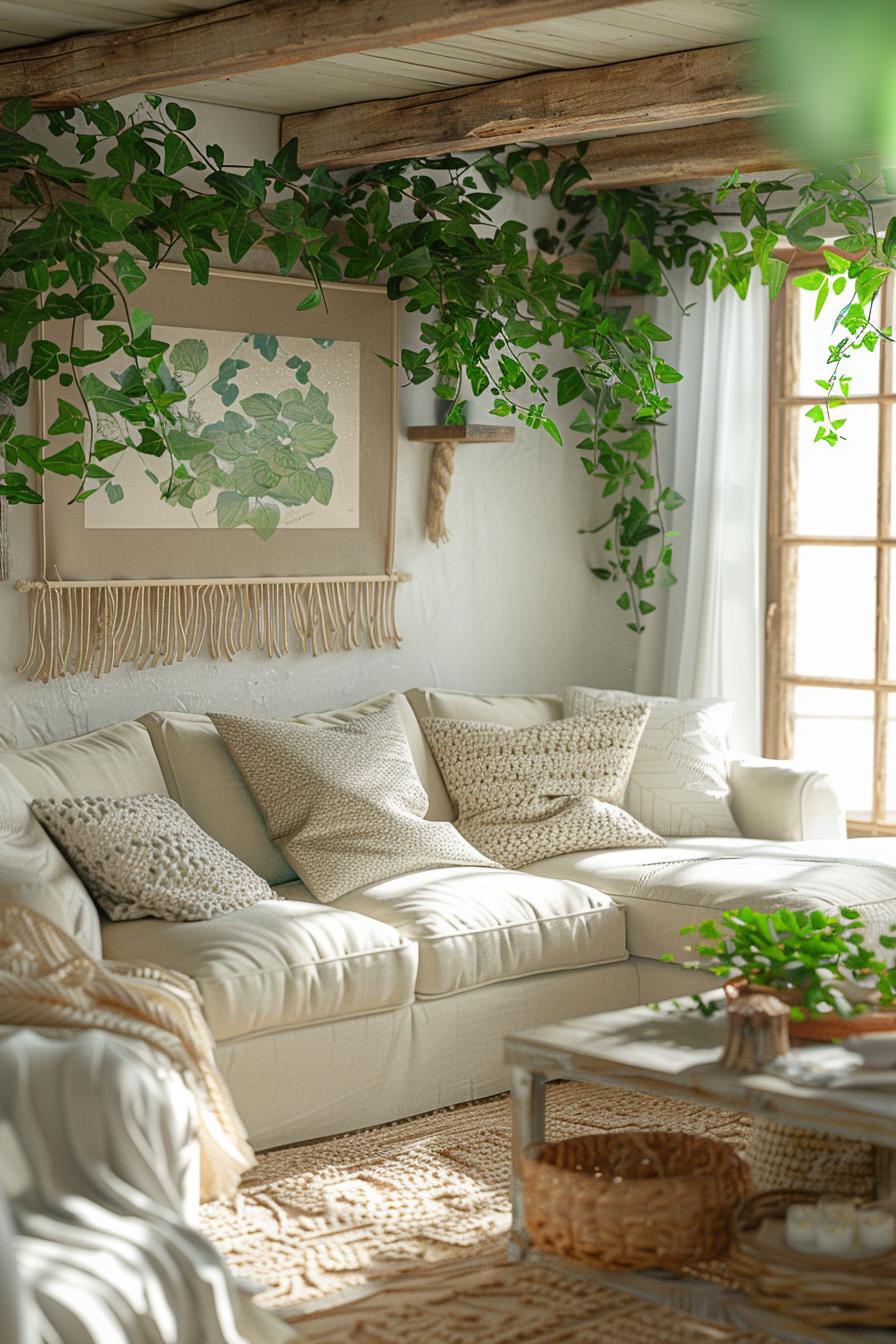 15 breathtaking boho coastal living room ideas for a beach house 20 20 7. Terracotta-pot-indoor plants display-0