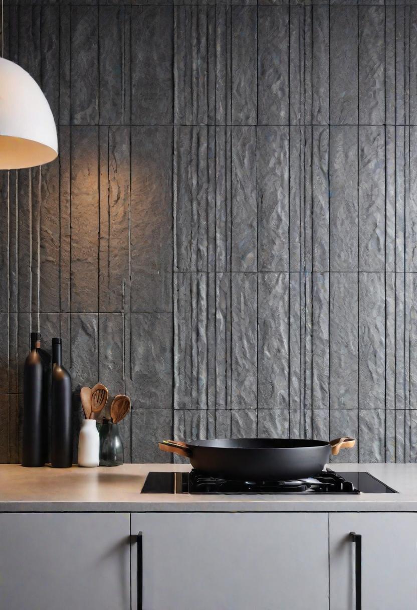 39 Cutting-Edge Modern Kitchen Design Ideas: Contemporary Style 41 32. Textured Wall Trends-1
