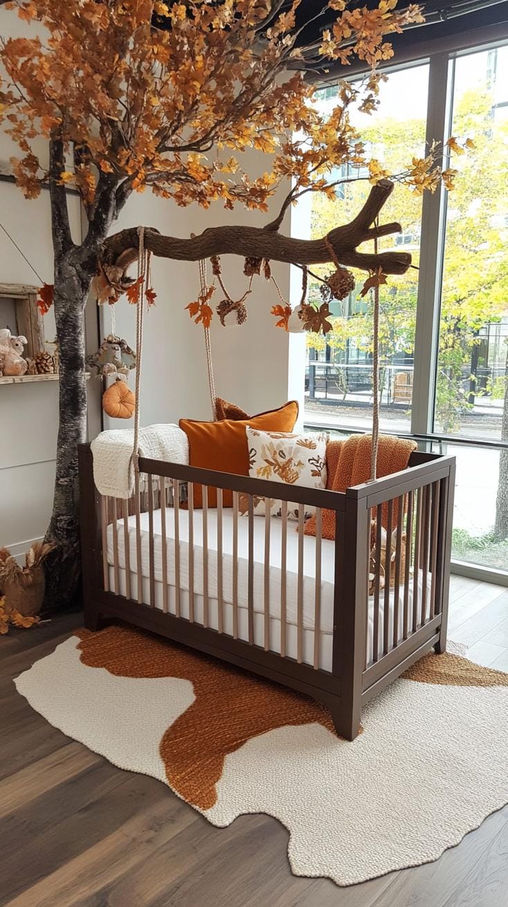 21 Enchanted Forest Nurily Ideas for a magical mood 37 14. Timberland Dreamscape with structured layers and natural fibers-0