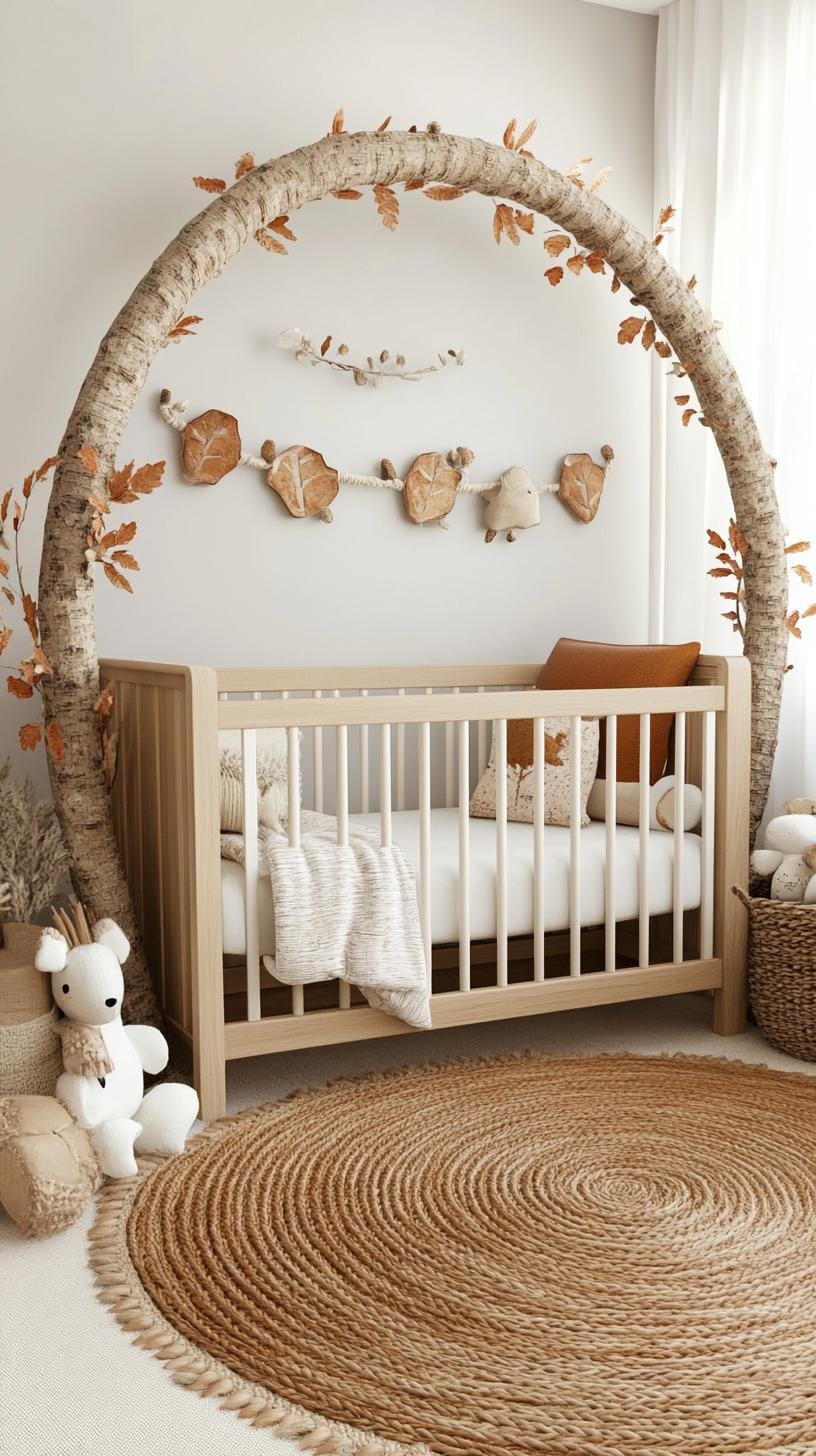 21 Enchanted Forest Nurily Ideas for a magical mood 38 14. Timberland Dreamscape with structured layers and natural fibers-1