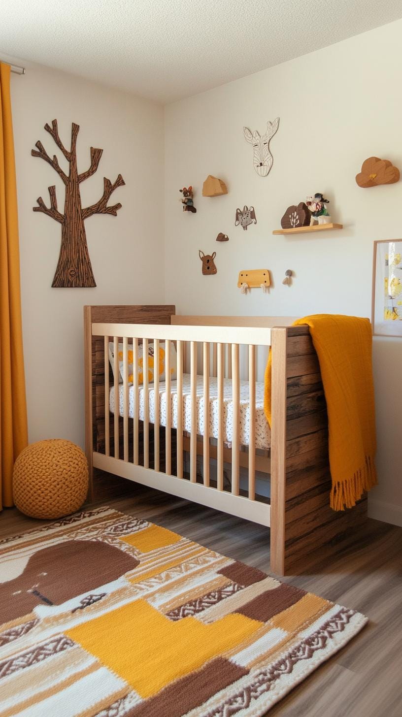 21 Enchanted Forest Nurily Ideas for a magical mood 39 14. Timberland Dreamscape with structured layers and natural fibers-2