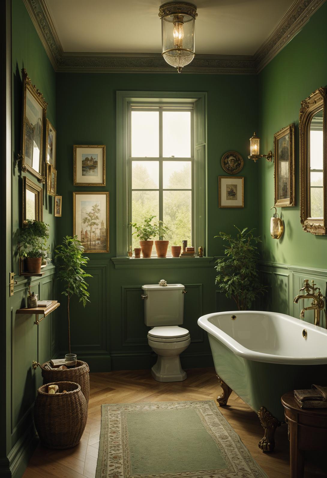 27 wunderschöne grüne Badezimmerideen für einen frischen Look 5 2. Timeless Sage Green Bad Style-1-1
