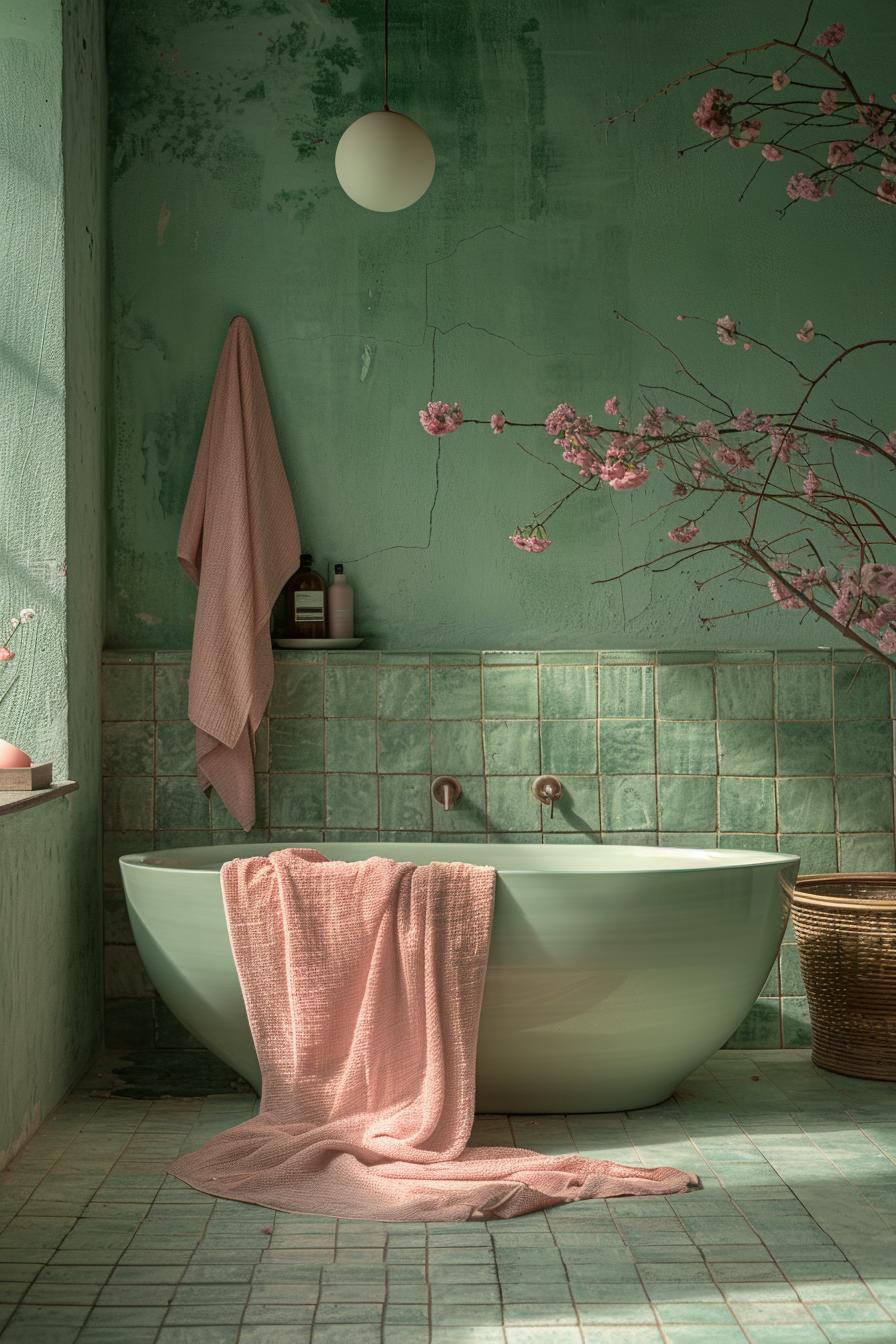 20 aesthetic bathroom designs for your home processing 20 20 12. Quiet sage and blushing oasis-0