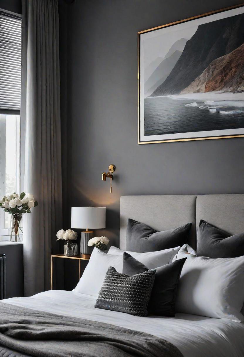 47 Stunning Grey Bedroom Ideas for An Elegant Bedroom Design 37 35. Transitional Grey Bedroom Inspiration-0